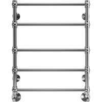 Водяной полотенцесушитель Terminus Прованс П5 500x650 4670030725059 Хром, нижнее подключение, G 1/2" ВР, с комплектом вентилей — фото 2, Водяные полотенцесушители