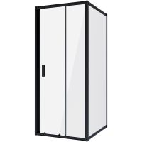 Душевой уголок Niagara Nova 100х100 NG-82-10AB-A100B профиль Черный стекло прозрачное — фото 1, Квадратные душевые уголки