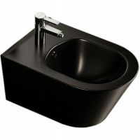 Биде Boheme Avva 974-B подвесное Черное матовое — фото 1, Биде