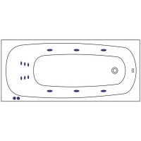 Товар: Акриловая ванна Whitecross Layla Slim 180x80 0122.180080.100.LINE.BR с гидромассажем - фото 8 Акриловая ванна Whitecross Layla Slim 180x80 0122.180080.100.LINE.BR с гидромассажем — фото 8, Ванны