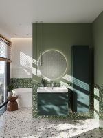 Товар: Тумба под раковину Roca Ona 80 A857630513 подвесная Зеленая матовая - фото 8 Тумба под раковину Roca Ona 80 A857630513 подвесная Зеленая матовая — фото 8, Мебель для ванной