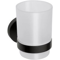 Стакан для зубных щеток Bemeta Dark 104110010 Черный — фото 1, Мыльницы