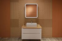 Зеркальный шкаф Silver Mirrors Фиджи Flip 70 LED-00002977 с подсветкой Белый с бесконтактным сенсором — фото 19, Зеркальные шкафы в ванную