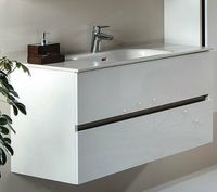 Тумба под раковину Boheme Armadi Art Vallessi 120 837-120-W подвесная Белая — фото 1, Мебель для ванной