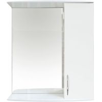 Зеркало со шкафом Orange Лайт 50 LA-50ZSW Белое глянцевое