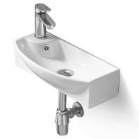 Раковина SantiLine 46 SL-2013R Белая — фото 1, Мини-раковины