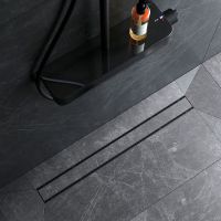 Душевой лоток AM.PM PrimeFlow 80 W02SC-U11-080-04BM с Черной матовой решеткой / под плитку Tile — фото 18, Душевые лотки