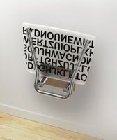 Сиденье для душа Ravak Ovo-B Text B8F0000030 Прозрачное с надписью Хром — фото 4, Сиденья