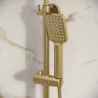 Душевая система Grossman Cosmo 500.K35.02.320 Золото брашированное — фото 6, Душевые стойки