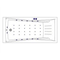 Товар: Акриловая ванна Excellent Palace 170x75 WAEX.PAL17.NANO.CR с гидромассажем - фото 8 Акриловая ванна Excellent Palace 170x75 WAEX.PAL17.NANO.CR с гидромассажем — фото 8, Ванны