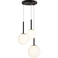 Подвесной светильник Maytoni Modern Basic form MOD321PL-03B Белый Черный — фото 1, Подвесные светильники