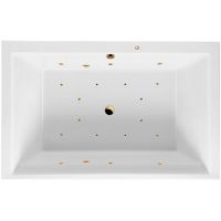 Акриловая ванна Excellent Crown Lux 190x120 WAEX.CRO19.RELAX.GL с гидромассажем — фото 1, Ванны