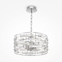 Подвесной светильник Maytoni Modern Frontera MOD067PL-04CH Прозрачный Хром — фото 4, Подвесные светильники