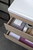 Тумба под раковину Aquanet Нота New 75 334198 подвесная Дуб светлый — фото 20, Мебель для ванной