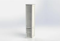 Шкаф пенал Aquanet Бостон 36 R 209681 подвесной Белый — фото 6, Пеналы для ванной комнаты