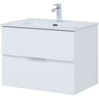 Товар: Тумба под раковину Aquanet Алвита New 70 303909 подвесная Белая матовая - фото 2 Тумба под раковину Aquanet Алвита New 70 303909 подвесная Белая матовая — фото 2, Мебель для ванной