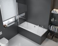 Акриловая ванна Excellent Pryzmat 150 Белая — фото 3, Ванны