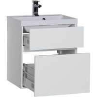 Товар: Тумба с раковиной Aquanet Латина 60 212833 подвесная Белая - фото 2 Тумба с раковиной Aquanet Латина 60 212833 подвесная Белая — фото 2, Тумбы с раковиной