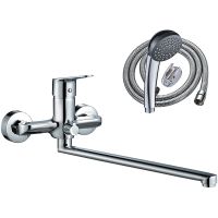 Смеситель для ванны WesnaArt Nova NOV03-320 универсальный Хром — фото 1, Смеситель для ванны