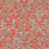 Обои Артекс Dieter Langer Eleganza 10357-04 Винил на флизелине (1,06*10,05) Зеленый/Бирюзовый/Красный, Дамаск — фото 1, Обои для стен