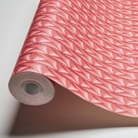 Обои AS Creation Karl Lagerfeld 37844-2 Винил на флизелине (0,53*10,05) Красный, Геометрия/Под кожу — фото 4, Обои для стен