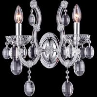 Товар: Настенный светильник Crystal Lux Hollywood AP2 Chrome Прозрачный Хром - фото 2 Настенный светильник Crystal Lux Hollywood AP2 Chrome Прозрачный Хром — фото 2, Бра