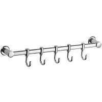 Вешалка для полотенец Haiba HB205-5 Хром — фото 1, Крючки для полотенец