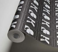 Обои AS Creation Karl Lagerfeld 37842-3 Винил на флизелине (0,53*10,05) Черный, Люди/Буквы — фото 2, Обои для стен