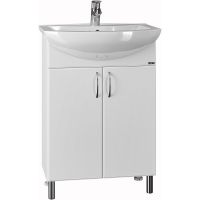 Тумба под раковину СанТа Грация 60 201019 Белая — фото 3, Тумбы под раковину