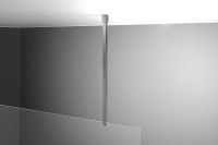 Душевая перегородка Jacob Delafon Contra 90 E22W90-GA профиль Хром стекло прозрачное — фото 2, Душевые перегородки