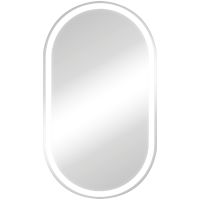 Зеркальный шкаф Reflection Black 450х800 RF2003BL с подсветкой Черный матовый — фото 1, Зеркальные шкафы в ванную