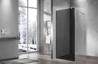 Душевая перегородка Vincea Walk-In 80 VSW-1H800CG профиль Хром стекло тонированное — фото 3, Душевые перегородки