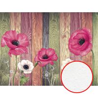 Фреска Ortograf Цветы 34082 Фактура бархат FX Флизелин (4*3) Разноцветный, Цветы — фото 1, Фрески