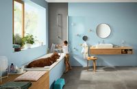 Смеситель для ванны Hansgrohe Ecostat E с термостатом Хром арт-15774000 — фото 5, Смеситель для ванны