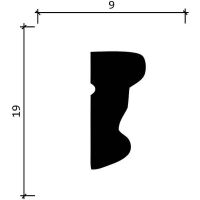 Товар: Молдинг Decor-Dizayn 2000x19x9 мм арт-DD25 - фото 4 Молдинг Decor-Dizayn 2000x19x9 мм арт-DD25 — фото 4, Молдинги