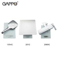 Душевая система Gappo G2418-1 Хром — фото 8, Душевые стойки