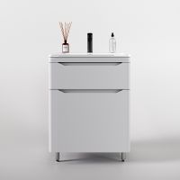 Товар: Тумба под раковину Style Line Марелла 70 Люкс Plus СС-00002398 Белый матовый антискрейтч - фото 2 Тумба под раковину Style Line Марелла 70 Люкс Plus СС-00002398 Белый матовый антискрейтч — фото 2, Мебель для ванной