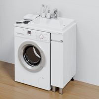 Товар: Тумба под раковину СанТа Марс 80 700356 Белая Светлое дерево - фото 6 Тумба под раковину СанТа Марс 80 700356 Белая Светлое дерево — фото 6, Мебель для ванной