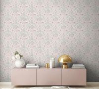 Обои AS Creation Maison Charme 39075-3 Винил на флизелине (0,53*10,05) Белый/Разноцветный, Птицы/Цветы — фото 7, Обои для стен