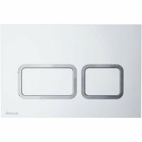 Клавиша смыва Ravak Twin Flat X01739 Сатин — фото 1, Кнопки смыва
