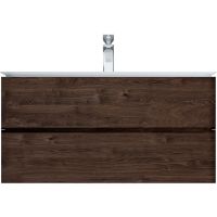 Тумба под раковину AM.PM Sensation 100 M30FHX1002TF подвесная Табачный дуб — фото 1, Мебель для ванной