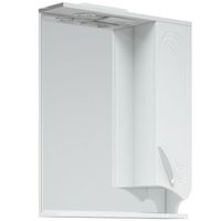 Зеркало со шкафом Corozo Кентис 60 SD-00000288 с подсветкой Белое — фото 2, Мебель для ванной