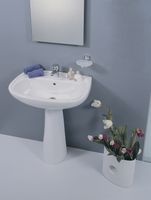 Товар: Раковина Vitra Normus 55 9600B003-7650 Белая - фото 2 Раковина Vitra Normus 55 9600B003-7650 Белая — фото 2, Раковины подвесные