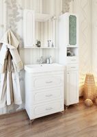 Товар: Тумба под раковину Sanflor Ксения 80/2 Н0000000124 Белая - фото 3 Тумба под раковину Sanflor Ксения 80/2 Н0000000124 Белая — фото 3, Тумбы под раковину