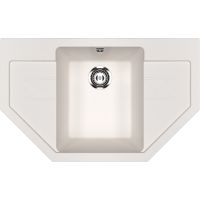 Кухонная мойка Ulgran Classic U-609-331 Белая — фото 1, Кухонные мойки