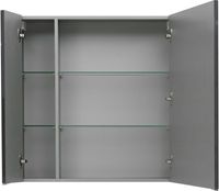 Зеркальный шкаф Aquanet Алвита 80 240109 Серый антрацит — фото 2, Зеркальные шкафы в ванную