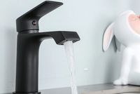 Товар: Смеситель для раковины Frap H71-6 F1071-6 Черный матовый - фото 8 Смеситель для раковины Frap H71-6 F1071-6 Черный матовый — фото 8, Смесители