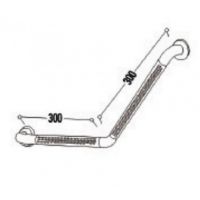 Поручень угловой Creavit TB310 Белый — фото 4, Аксессуары для ванной