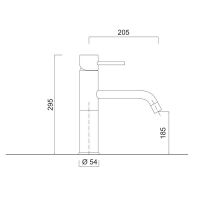 Товар: Смеситель для раковины Giulini Futuro F6539/SCNO Черный матовый - фото 2 Смеситель для раковины Giulini Futuro F6539/SCNO Черный матовый — фото 2, Смесители