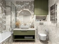 Керамическая плитка GlobalTile Action GT светло-серый GT209VG настенная 30х60 см — фото 2, Керамическая плитка